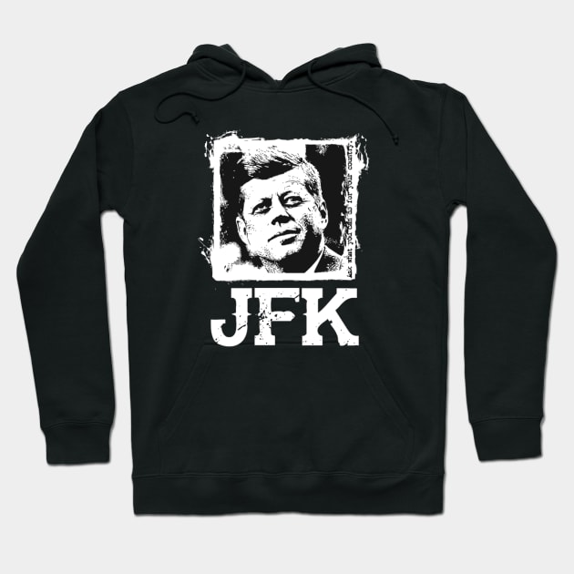 JFK Kennedy Vintage Hoodie by LOVILOVI